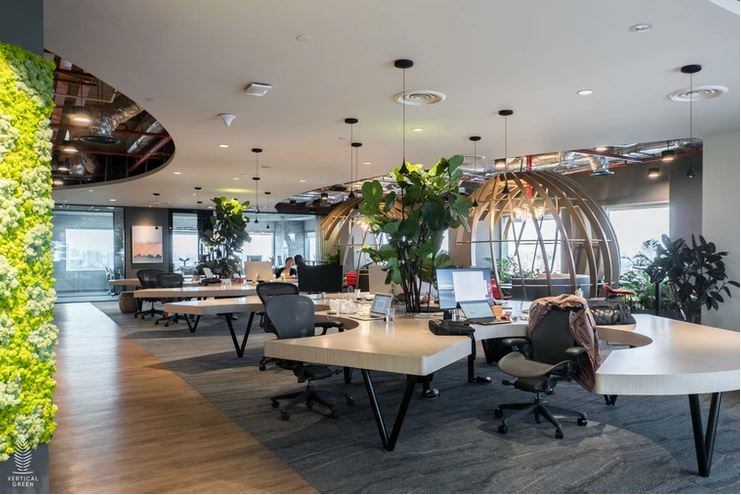 Greenery Design in Trend Micro Office Singapore