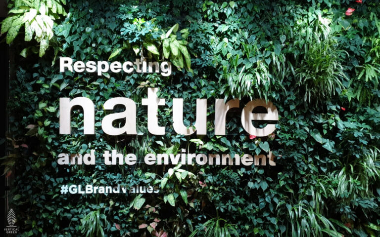Vertical Green Live Green Wall Singapore Malaysia Philippines Interior Design Office Design
