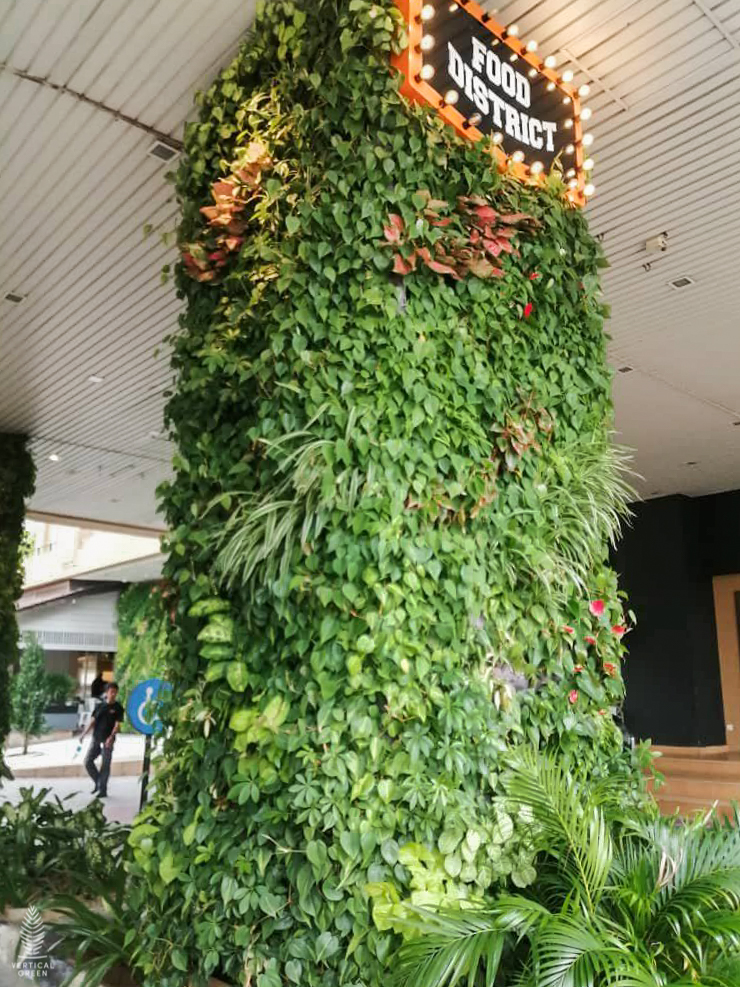 Vertical Green Live Green Wall Singapore Malaysia Philippines Interior Design Office Design